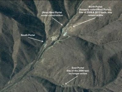 Triều Tiên bác tin sập hầm thử hạt nhân