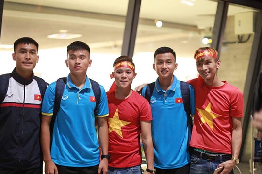 3 cầu thủ Nghệ An cùng đội U19 Việt Nam được chào đón nồng nhiệt tại Đài Loan