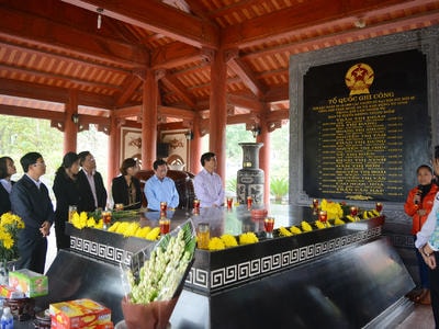 Lãnh đạo tỉnh Quảng Ninh thăm Khu di tích lịch sử Truông Bồn