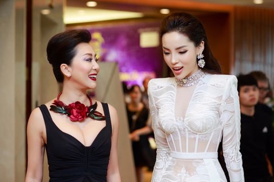 Hoa hậu Kỳ Duyên 'đọ dáng' cùng MC Kỳ Duyên