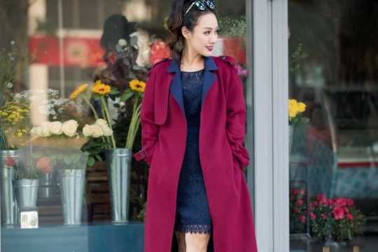 BTV Hoài Anh làm 'nàng thơ' trong bộ sưu tập đồ công sở