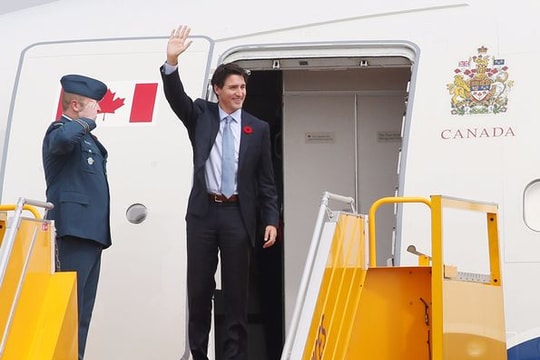 Hình ảnh đầu tiên của Thủ tướng Canada tại Hà Nội