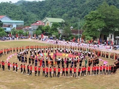 1.000 vận động viên thi đấu tại đại hội thể dục thể thao huyện Tương Dương