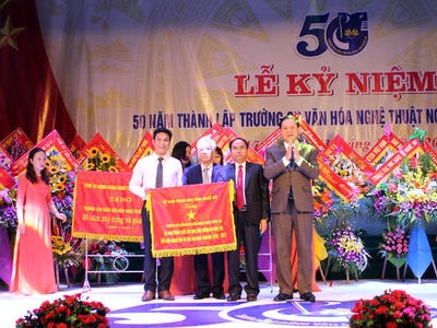 Trường Cao đẳng Văn hóa Nghệ Thuật Nghệ An kỷ niệm 50 năm thành lập