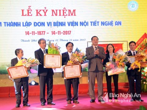 Bệnh viện Nội tiết Nghệ An kỷ niệm 40 năm ngày thành lập