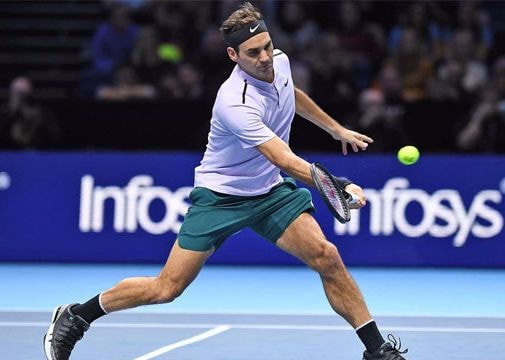 Federer cán mốc trận thắng thứ 50 tại ATP Finals