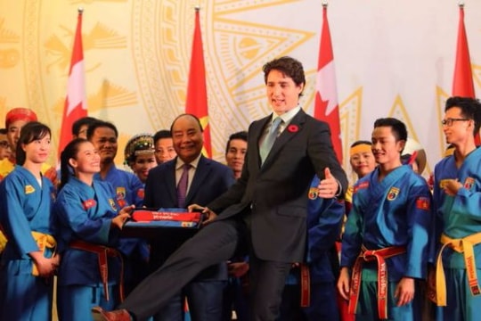 Thủ tướng Canada ấn tượng với vovinam