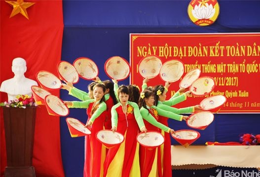 Ngày hội Đại đoàn kết ở Phường Quỳnh Xuân, TX. Hoàng Mai