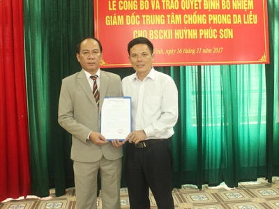 Trung tâm chống Phong - Da liễu có giám đốc mới