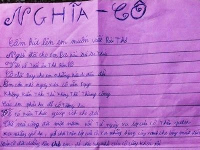 Lá thư cậu học trò 'ba năm học lớp 1' ở Sài Gòn gửi cô giáo cũ