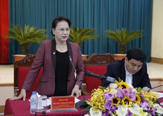 Chủ tịch Quốc hội: Nghệ An cần xác định rõ khâu đột phá mang tính động lực