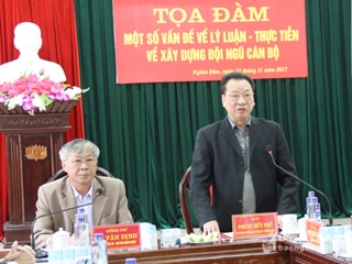 Phải đổi mới, sáng tạo trong công tác cán bộ để đáp ứng yêu cầu, đòi hỏi của thực tiễn