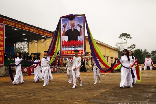 Gần 1.000 vận động viên tham dự Đại hội TDTT huyện Con Cuông