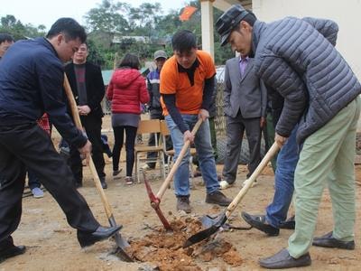 OtoFun Nghệ An khởi công xây dựng điểm trường mầm non xã biên giới