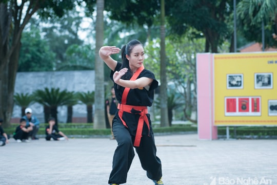 Ra mắt Trung tâm đào tạo bảo tồn và phát triển võ cổ truyền Nghệ An