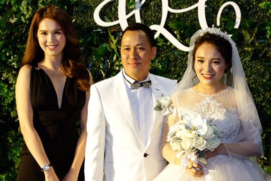 Ngọc Trinh dự đám cưới của Nhật Thuỷ Idol và chồng hơn 14 tuổi