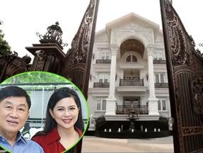 Cận cảnh biệt thự dát vàng, bộ sưu tập siêu xe của gia đình chồng Hà Tăng