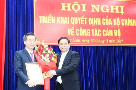 Ông Nguyễn Quang Dương làm Bí thư Tỉnh ủy Bạc Liêu
