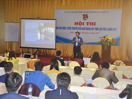 So tài báo cáo viên, tuyên truyền viên giỏi trong tổ chức đoàn Nghệ An