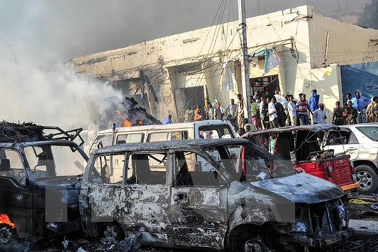 Gần 900 người thương vong trong hai vụ đánh bom xe ở Somalia