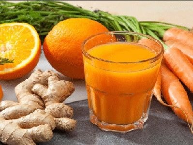 Uống nước ép cà rốt gừng mỗi sáng mang lại năng lượng tuyệt vời