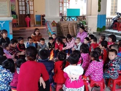 Học sinh vùng núi cao ấm lòng trong mùa giá lạnh