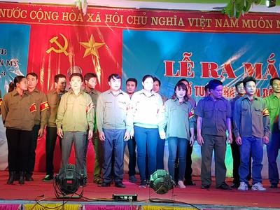 Ra mắt tổ tuần tra nhân dân 'đa năng' đầu tiên tại Nghệ An