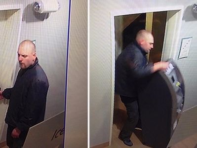 Trộm nguyên cây ATM ở khách sạn