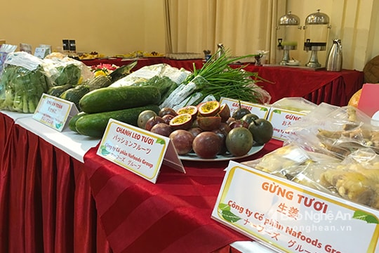 Giới thiệu sản phẩm và công ty nông nghiệp tỉnh Nghệ An với doanh nghiệp Nhật Bản