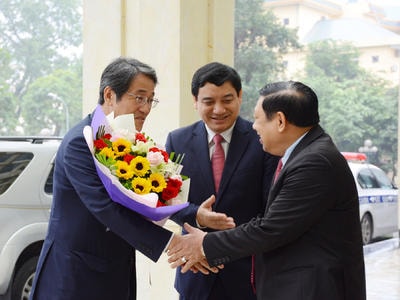 Đại sứ Nhật ủng hộ kết nghĩa giữa TP. Vinh và TP. Fukuroi, tỉnh Shizuoka
