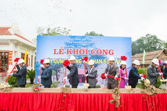 Khởi công xây dựng tượng Nhà chí sĩ yêu nước Phan Bội Châu