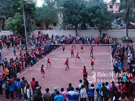 1.500 vận động viên Diễn Châu tham gia hội khỏe phù đổng