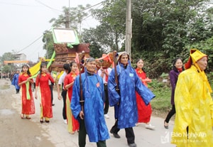 Chi II, họ Nguyễn Hữu (Nam Đàn) đón nhận Bằng xếp hạng Di tích lịch sử cấp tỉnh