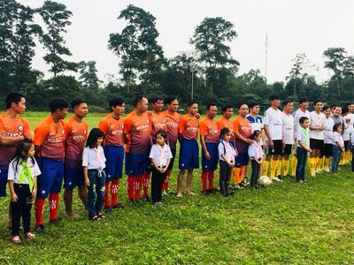 Giao lưu bóng đá chào mừng Noel 2017