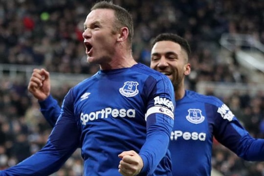 Rooney tiếp tục 'nổ súng' giúp Everton thắng to