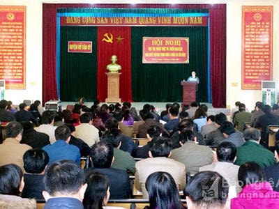 Tân Kỳ quán triệt Nghị quyết Trung ương 6 (Khóa XII)