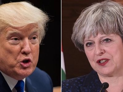 Tổng thống Mỹ, thủ tướng Anh điện đàm sau khẩu chiến trên Twitter