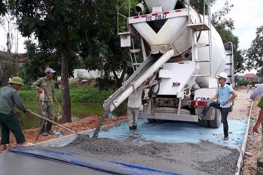 100% xã ở huyện Nam Đàn đạt chuẩn nông thôn mới