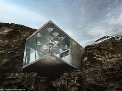 Dự án căn hộ nhô ra khỏi vách đá ở Canada