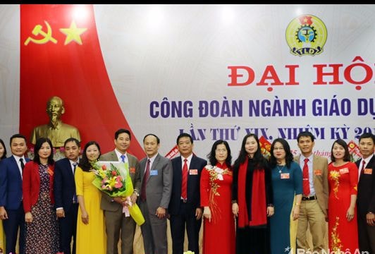 Hiệu trưởng Trường THPT Nghi Lộc 5 được bầu làm Chủ tịch Công đoàn ngành giáo dục