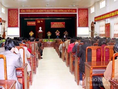 Quán triệt thực hiện Nghị quyết Trung ương 6 (khóa XII) ở huyện Anh Sơn