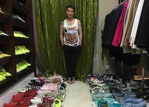 Mr Đàm khổ sở vì tủ đồ 'khủng'