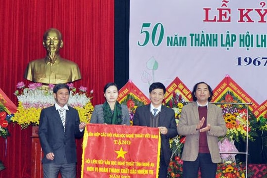 Hội Liên hiệp Văn học nghệ thuật Nghệ An kỷ niệm 50 năm thành lập