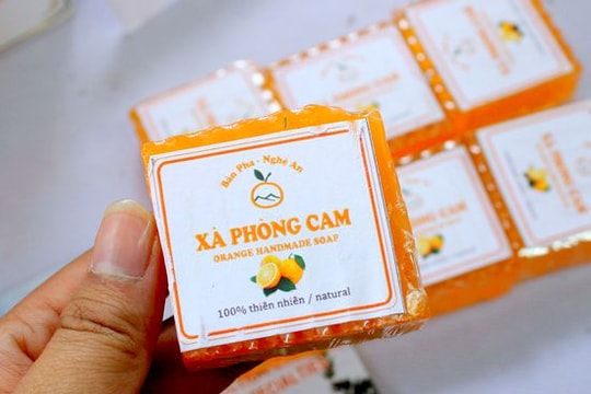 Nghệ An: Xuất hiện xà phòng cam sản xuất theo công nghệ Nhật Bản