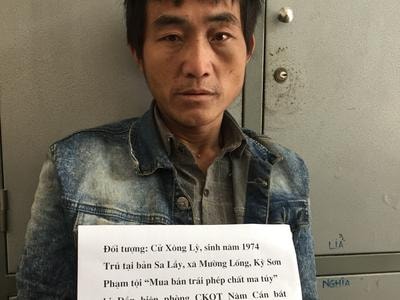 Bộ đội Biên phòng bắt kẻ vận chuyển trái phép chất ma túy