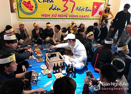 Đồng hương Nghệ Tĩnh vui đón năm mới 2018 ở Nhật Bản