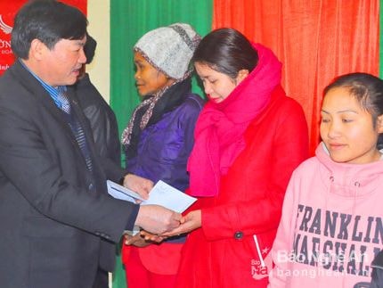 Nghệ An phấn đấu vận động hơn 48 tỷ đồng hỗ trợ người nghèo Tết Mậu Tuất 2018