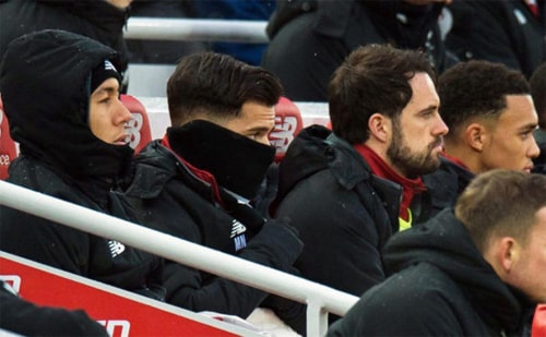 Coutinho nghỉ đá do 'chấn thương', không vì sắp sang Barca