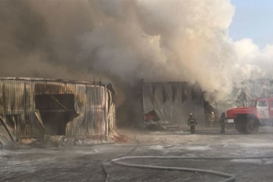 Nga: Hỏa hoạn nghiêm trọng ở xưởng sản xuất giày làm 10 người chết