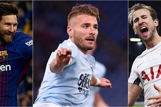 Cuộc đua 'Chiếc giày Vàng' châu Âu: Messi xếp sau Ciro Immobile